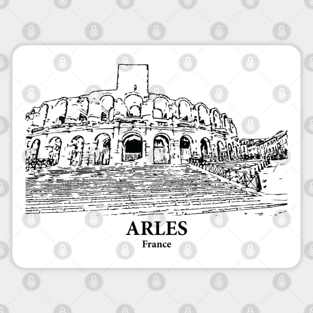 Arles - France Sticker by Lakeric